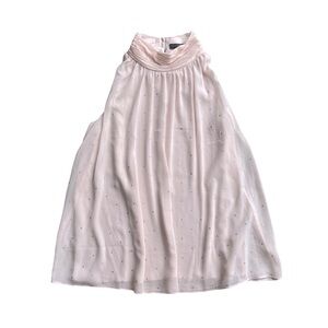 Vince Camuto Blush Gold Accent Blouse